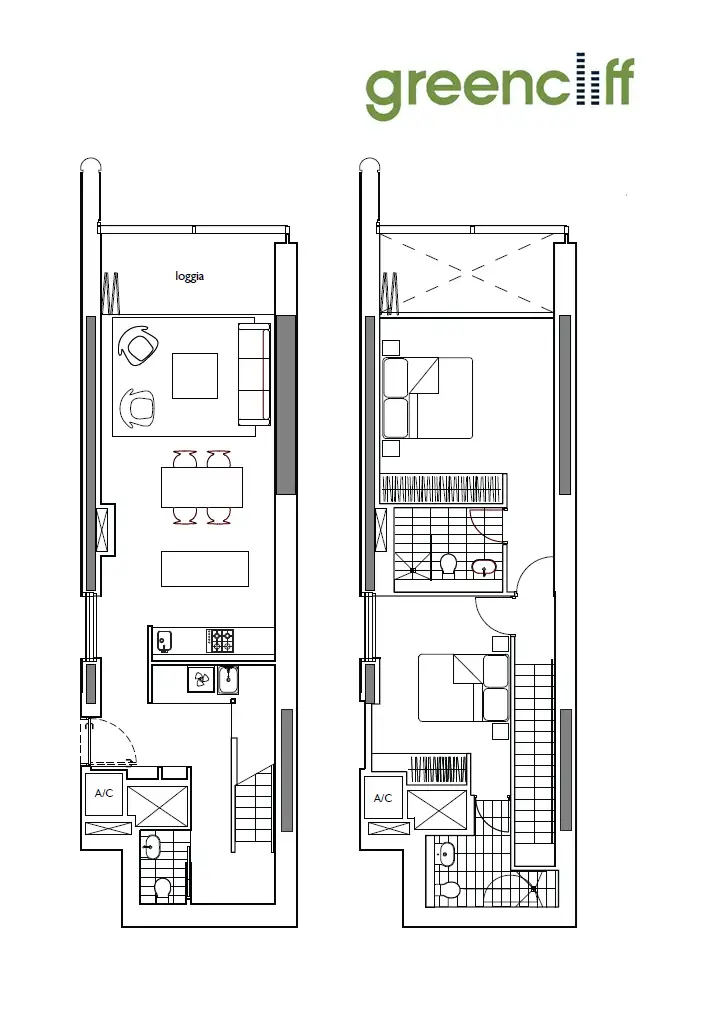 Floorplan of Homely apartment listing, 2302/101 Bathurst St, Sydney NSW 2000