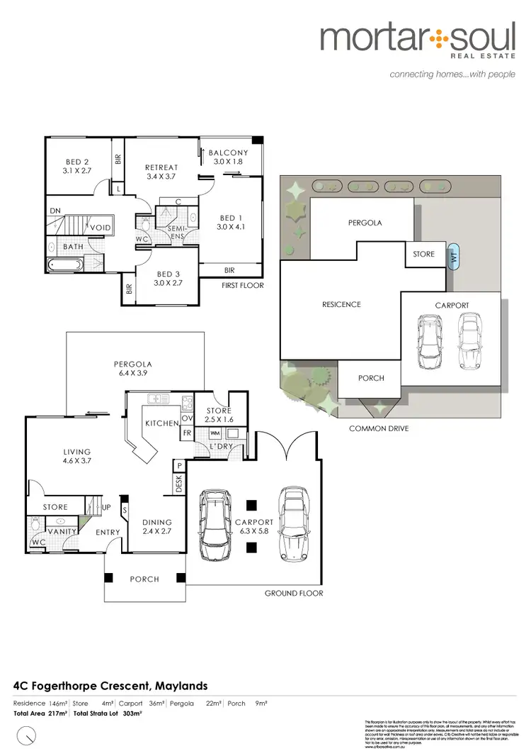 Floorplan of Homely house listing, 4C Fogerthorpe Cres, Maylands WA 6051