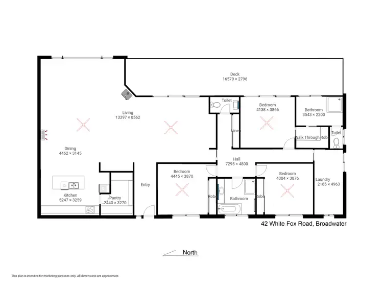 Floorplan of Homely house listing, 42 White Fox Road, BROADWATER Via, Pambula NSW 2549