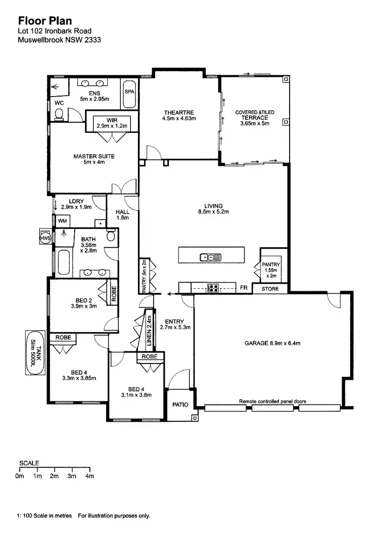 Floorplan of Homely house listing, 68 Ironbark Road, Muswellbrook NSW 2333