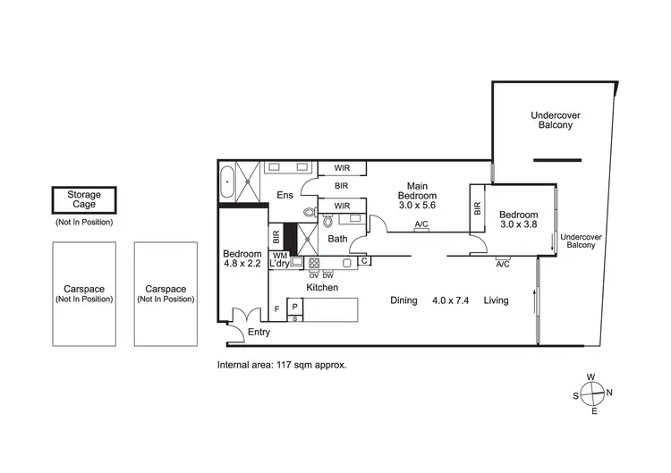 Floorplan of Homely apartment listing, 102/380 Bay Street, Brighton VIC 3186