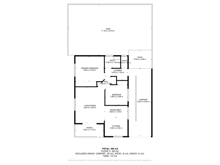 Floorplan of Homely house listing, Villa 170/1 Webster Rd, Deception Bay QLD 4508