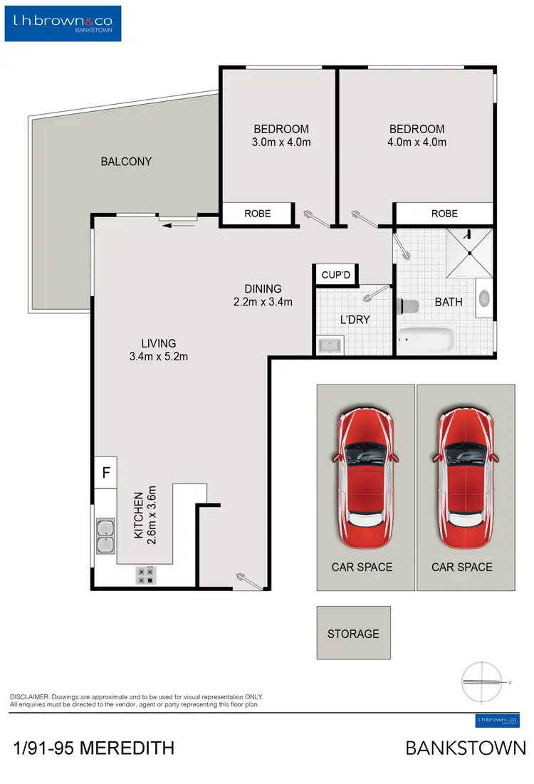 Floorplan of Homely unit listing, Unit 1/91-95 Meredith St, Bankstown NSW 2200
