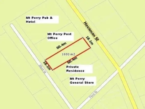 Floorplan of Homely land listing, 5 Huessman, Mount Perry QLD 4671