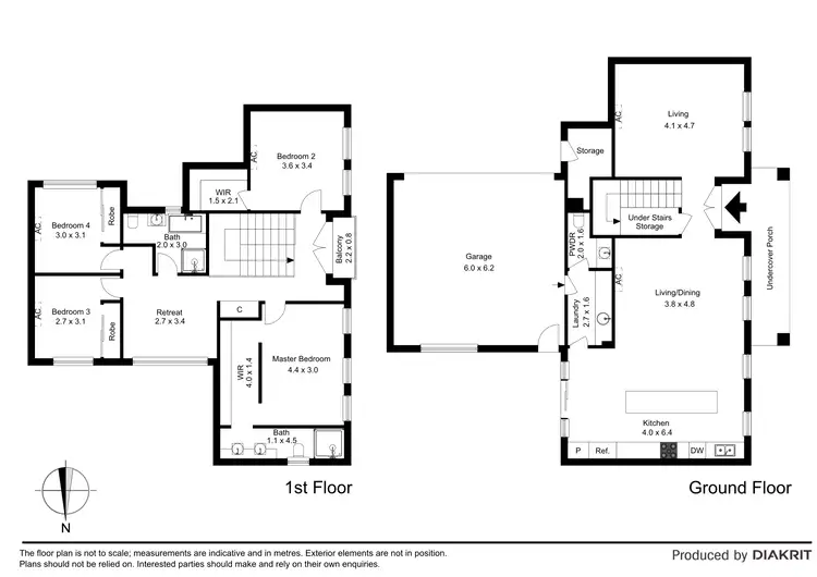 Floorplan of Homely townhouse listing, 46 Military Road, Avondale Heights VIC 3034