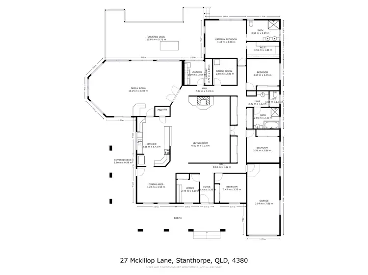 Floorplan of Homely house listing, 27 McKillop Lane, Stanthorpe QLD 4380