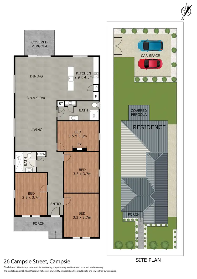 Floorplan of Homely house listing, 26 Campsie St, Campsie NSW 2194