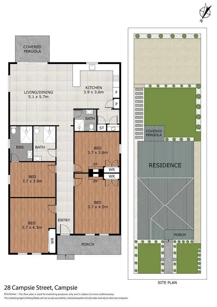 Floorplan of Homely house listing, 28 Campsie St, Campsie NSW 2194