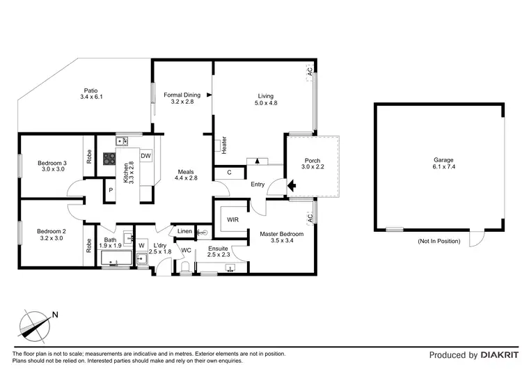 Floorplan of Homely house listing, 13 Heatherlea Crescent, Keilor East VIC 3033