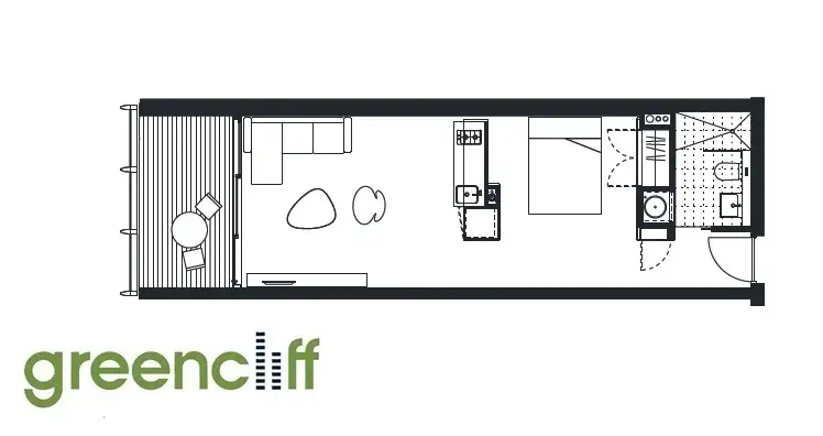 Floorplan of Homely apartment listing, 1818/18 Park Lane, Chippendale NSW 2008