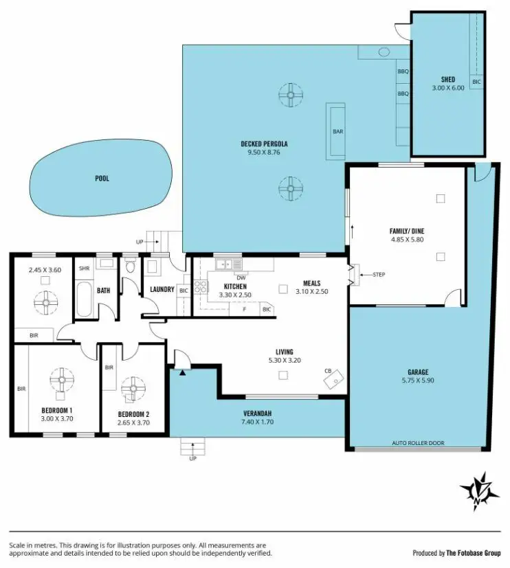 Floorplan of Homely house listing, 2 Naples St, Hackham West SA 5163