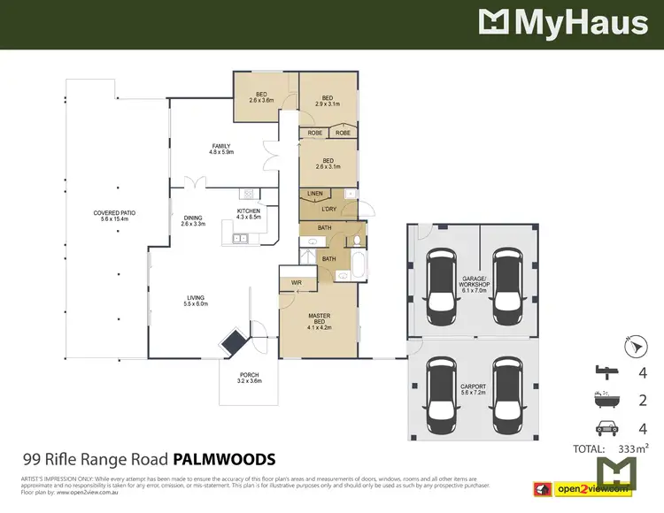 Floorplan of Homely house listing, 99 Rifle Range Rd, Palmwoods QLD 4555