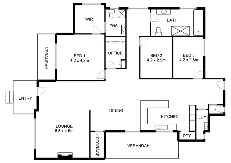 Floorplan of Homely house listing, 40 Chatham Ave, Taree NSW 2430