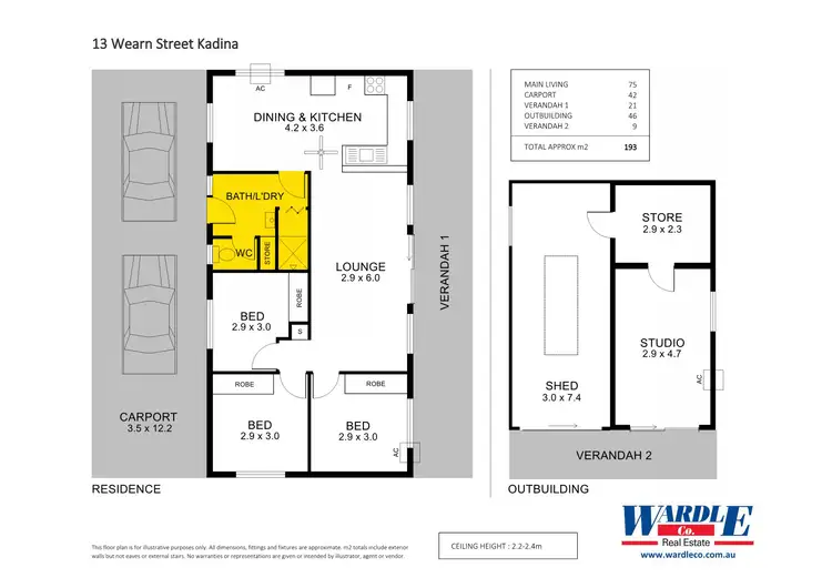 Floorplan of Homely house listing, 13 Wearn St, Kadina SA 5554
