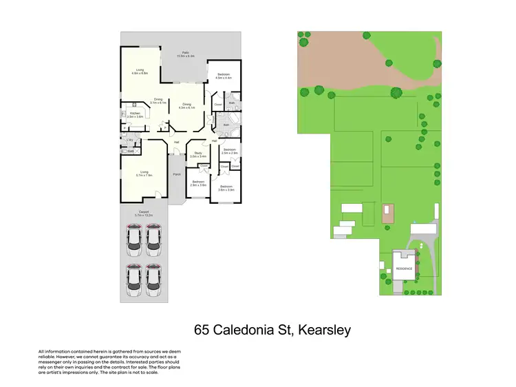 Floorplan of Homely house listing, 65 Caledonia St, Kearsley NSW 2325