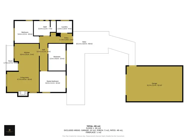 Floorplan of Homely house listing, 42 Dunbar Ave, Morwell VIC 3840