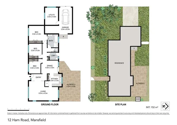 Floorplan of Homely house listing, 12 Ham Road, Mansfield QLD 4122