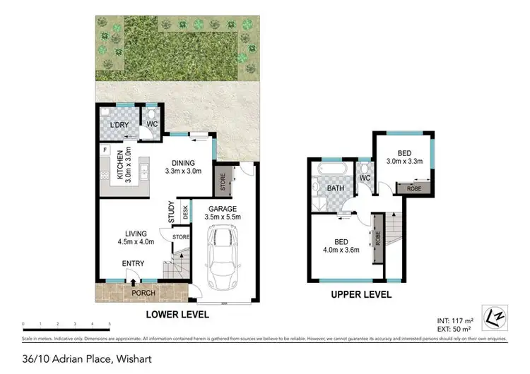 Floorplan of Homely townhouse listing, Unit 36/10 Adrian Place, Wishart QLD 4122