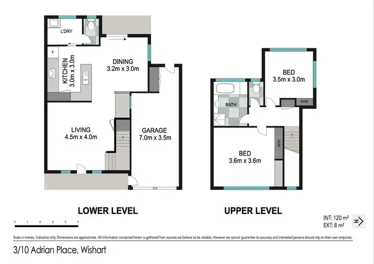 Floorplan of Homely townhouse listing, 3/10 Adrian Place, Wishart QLD 4122