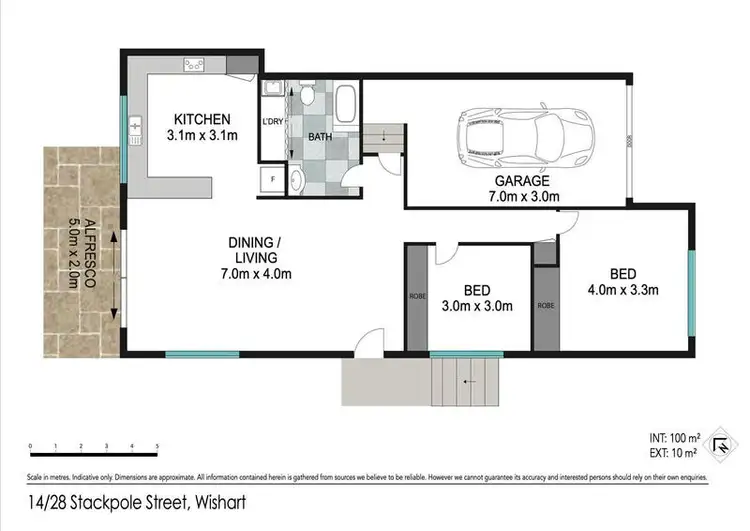 Floorplan of Homely villa listing, 14/28 Stackpole Street, Wishart QLD 4122