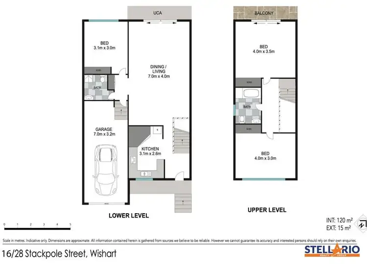 Floorplan of Homely townhouse listing, 16/28 Stackpole, Wishart QLD 4122