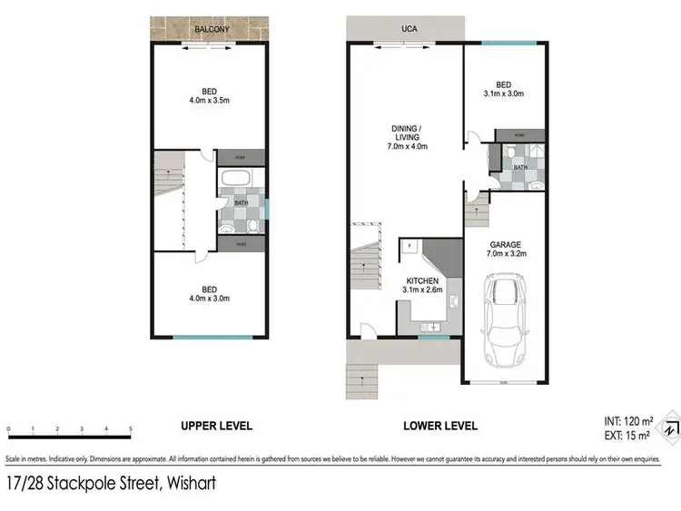 Floorplan of Homely townhouse listing, 17/28 Stackpole Street, Wishart QLD 4122