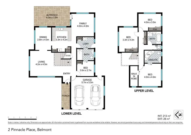 Floorplan of Homely house listing, 2 Pinnacle Place, Belmont QLD 4153