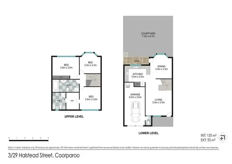 Floorplan of Homely townhouse listing, 3/29 Halstead Street, Coorparoo QLD 4151