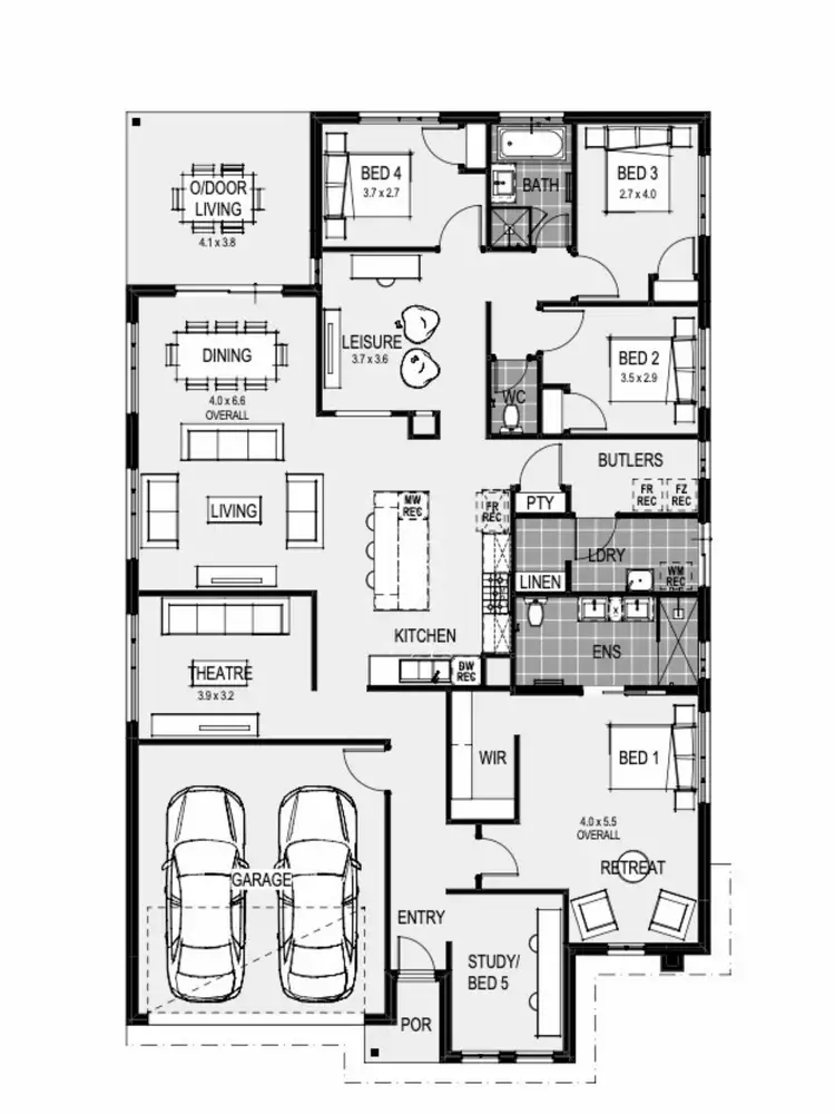 Floorplan of Homely house listing, Lot 9 View Street, Sunset Views, Broadford VIC 3658