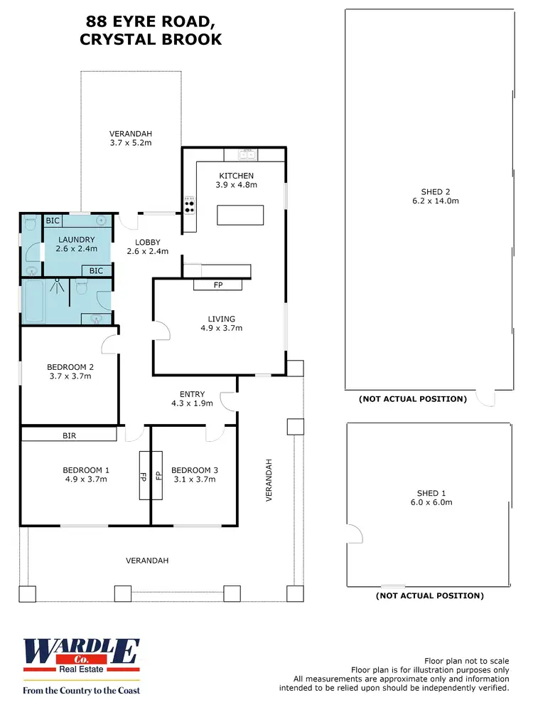 Floorplan of Homely house listing, 88 Eyre Rd, Crystal Brook SA 5523