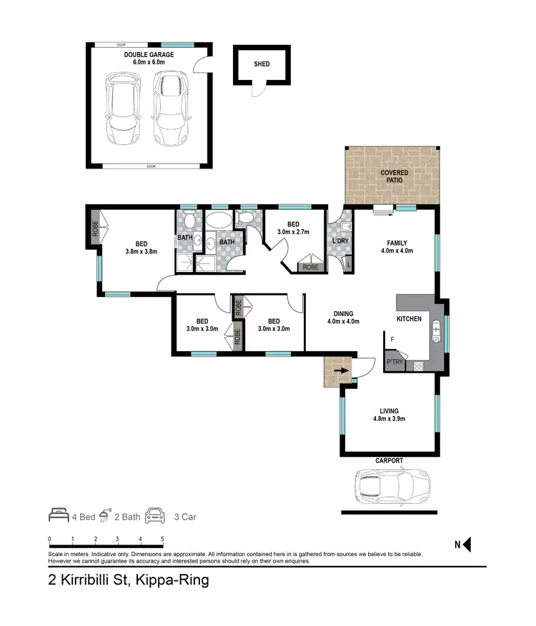 Floorplan of Homely house listing, 2 Kirribilli Street, Kippa-ring QLD 4021