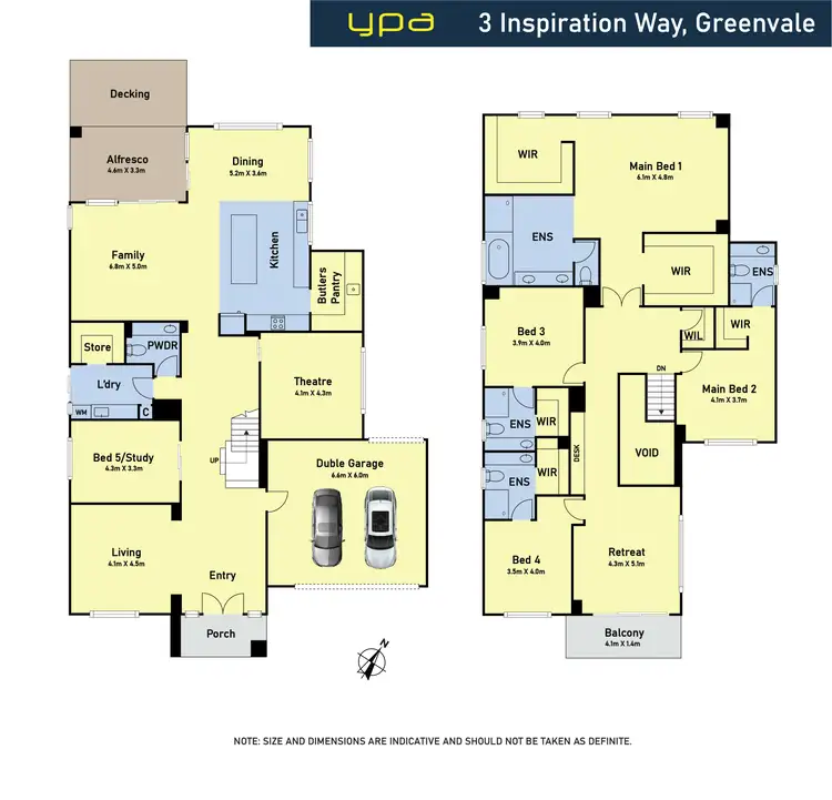 Floorplan of Homely house listing, 3 Inspiration Way, Greenvale VIC 3059