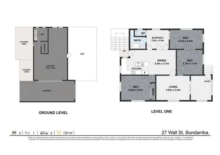 Floorplan of Homely house listing, 27 Wall St, Bundamba QLD 4304