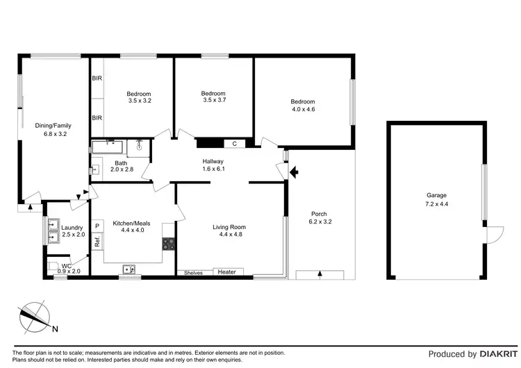 Floorplan of Homely house listing, 48 Ridge Drive, Avondale Heights VIC 3034