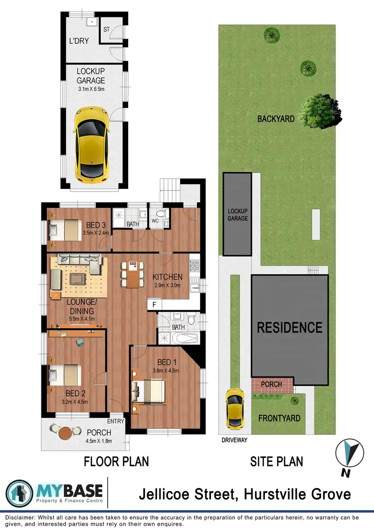 Floorplan of Homely house listing, At Jellicoe St, Hurstville Grove NSW 2220