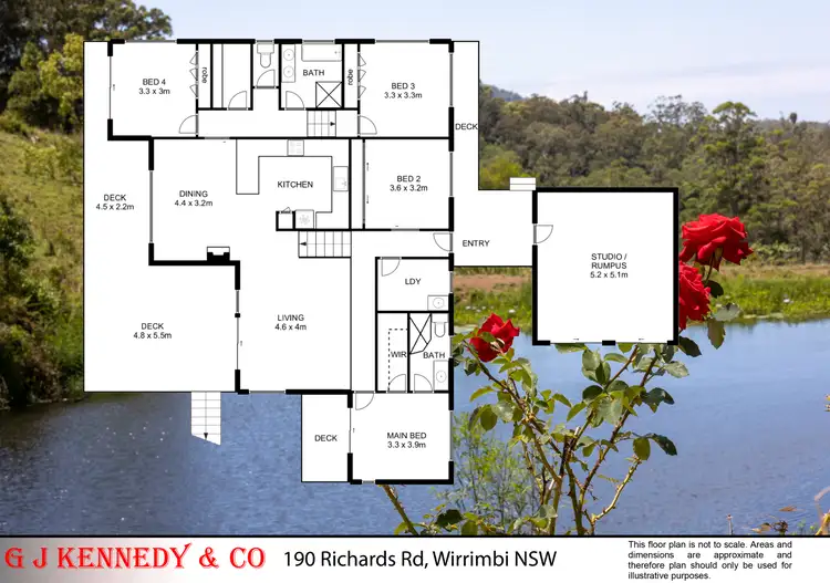 Floorplan of Homely house listing, 190 Richards Rd, Newee Creek NSW 2447