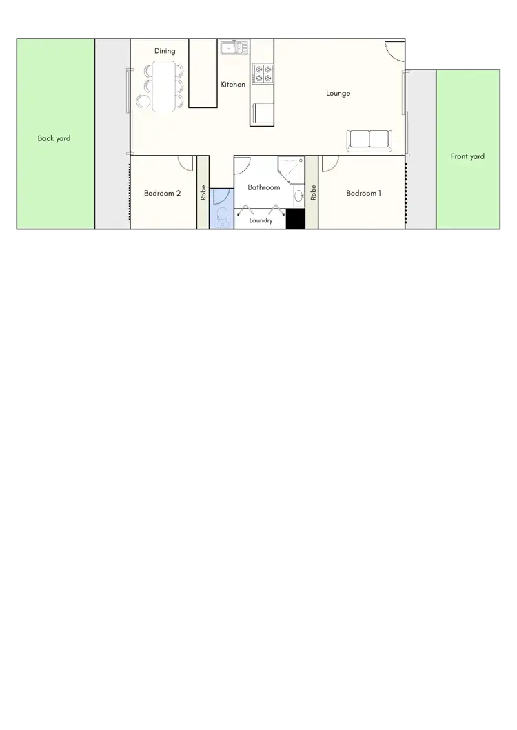 Floorplan of Homely townhouse listing, 124/15 John Cleland Crescent, Florey ACT 2615
