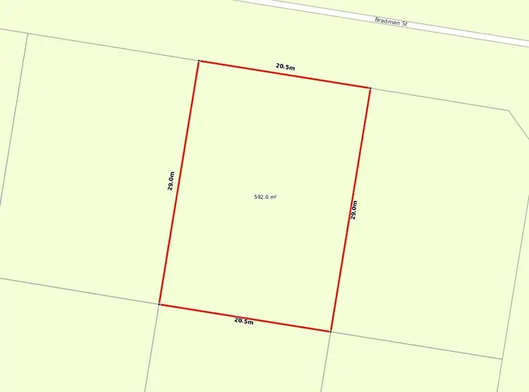 Floorplan of Homely land listing, 4 Bradman St, Russell Island QLD 4184