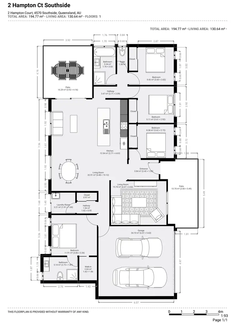 Floorplan of Homely house listing, 2 Hampton Ct, Southside QLD 4570