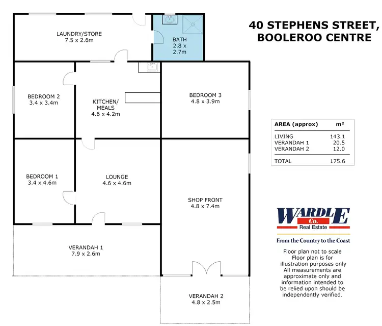 Floorplan of Homely house listing, 40 Stephens St, Booleroo Centre SA 5482