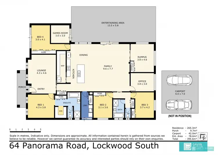 Floorplan of Homely house listing, 64 Panorama Rd, Lockwood South VIC 3551