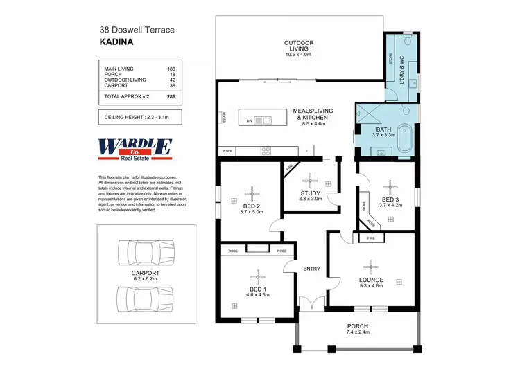Floorplan of Homely house listing, 38 Doswell Tce, Kadina SA 5554