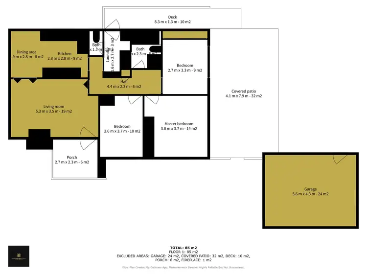 Floorplan of Homely house listing, 15 Green Street, Morwell VIC 3840