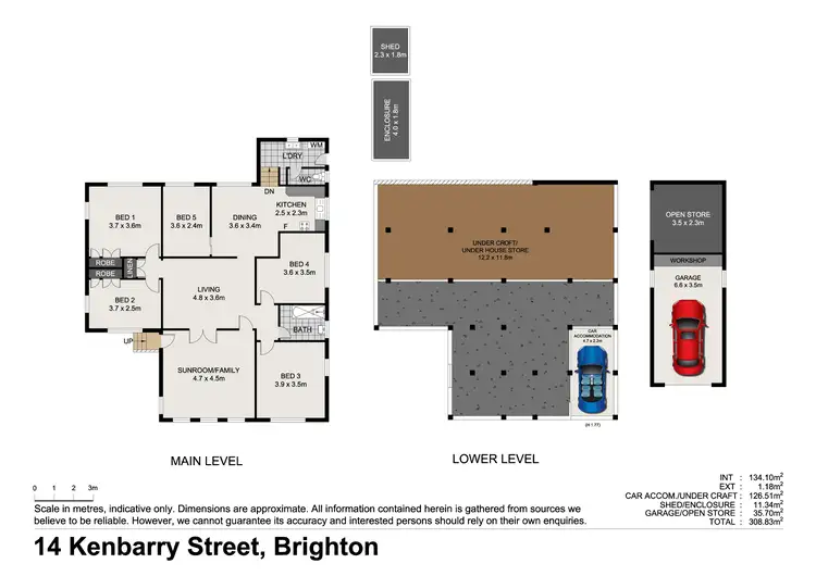 Floorplan of Homely house listing, 14 Kenbarry St, Brighton QLD 4017