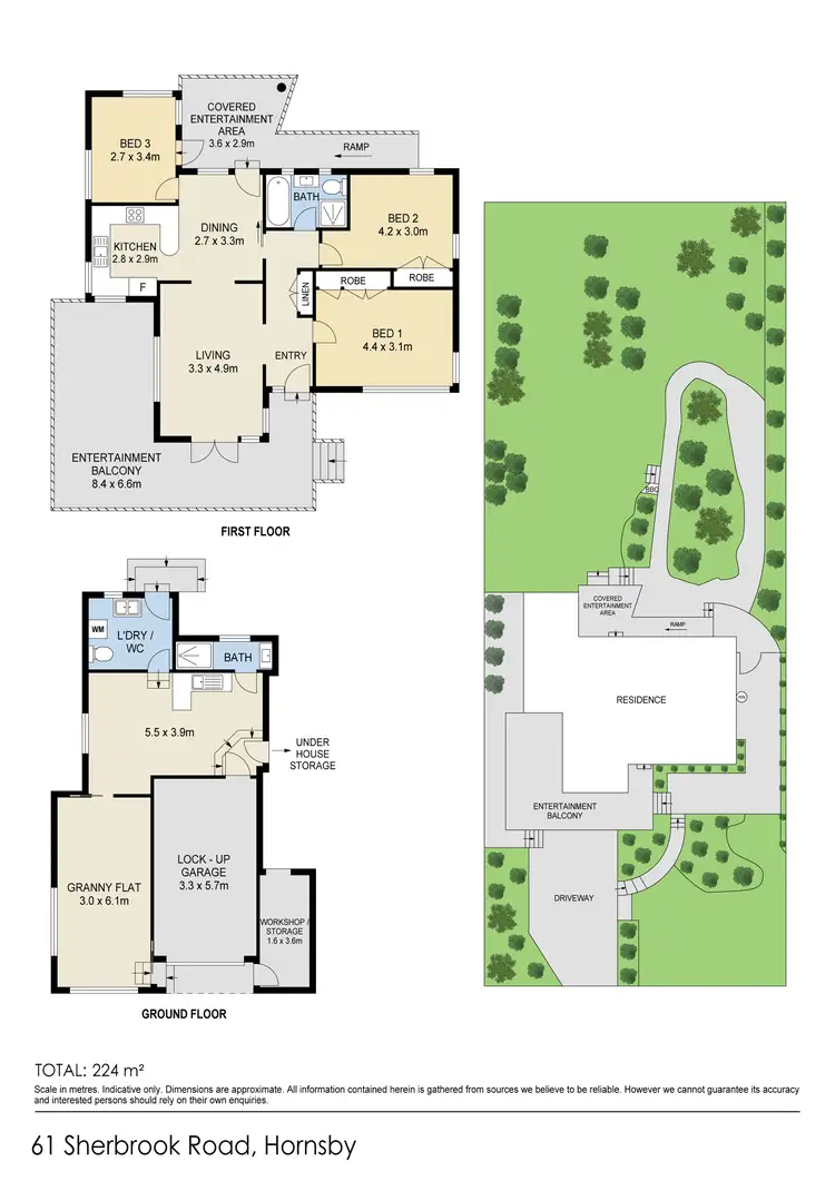 Floorplan of Homely house listing, 61 Sherbrook Rd, Hornsby NSW 2077