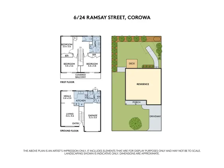 Floorplan of Homely townhouse listing, 6/24 Ramsay Street, Corowa NSW 2646