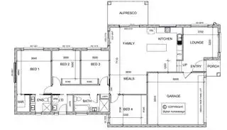 Floorplan of Homely house listing, 46 Perunga Rise, Throsby ACT 2914