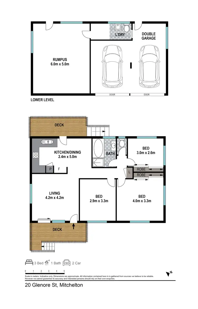 Floorplan of Homely house listing, 20 Glenore St, Mitchelton QLD 4053
