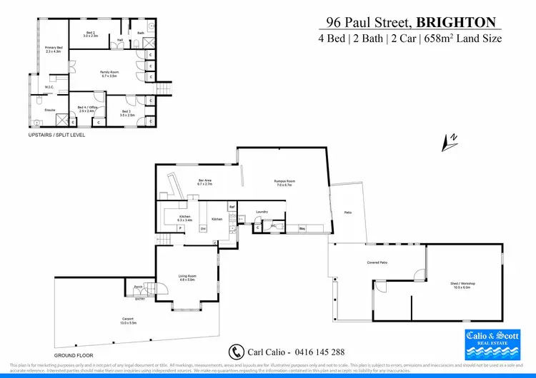 Floorplan of Homely house listing, 96 Paul St, Brighton QLD 4017
