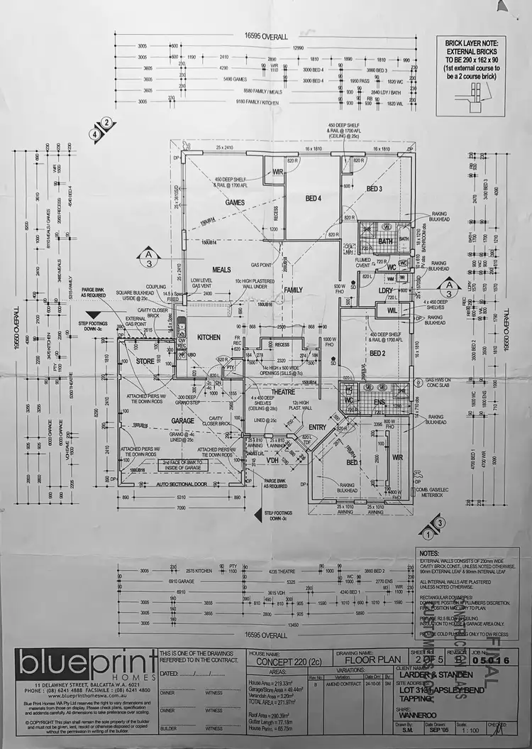 Floorplan of Homely house listing, 44 Apsley Bend, Tapping WA 6065